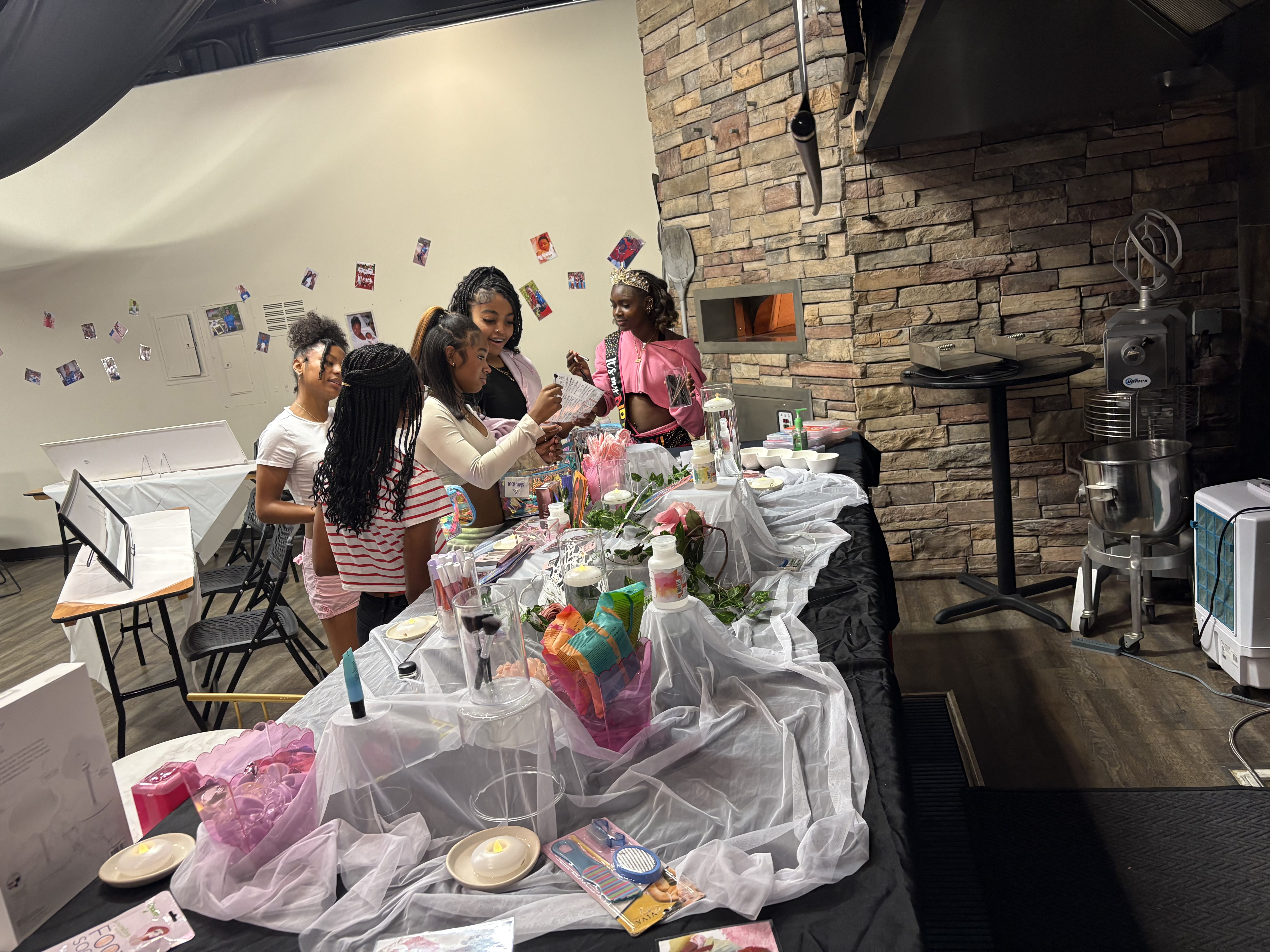 Guests enjoying private birthday celebration at Brown Rice Consortium Denver event space